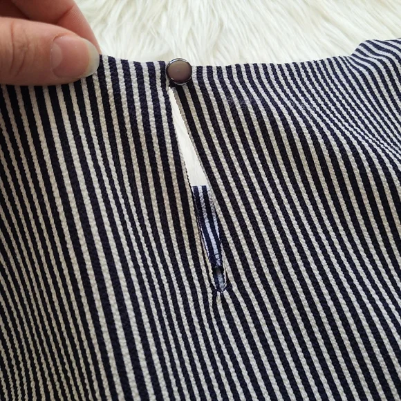 Montaeu Los Angeles Striped Blouce Blue & White - Picture 6 of 14